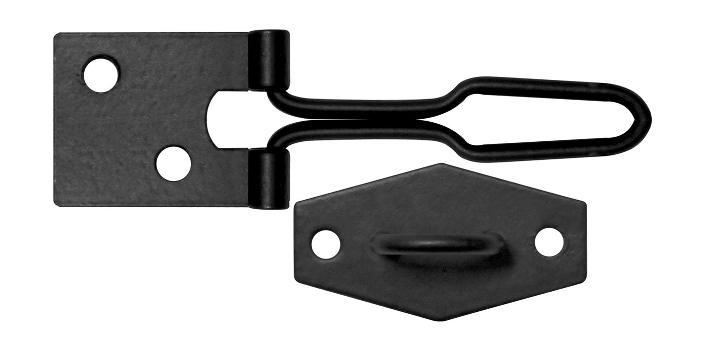 Unifix - Hasp and Staple 100mm (Black) - Buy Online SPR Centre UK