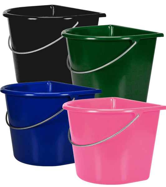 V-Plast - Flat Backed 15L Bucket (Various Colours) - Buy Online SPR Centre UK
