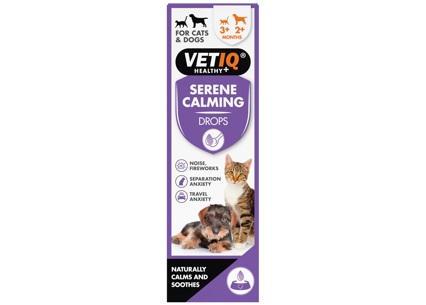 VETIQ - Serene Calming Drops for Cats & Dogs - Buy Online SPR Centre UK