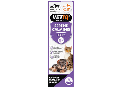 VETIQ - Serene Calming Drops for Cats & Dogs - Buy Online SPR Centre UK