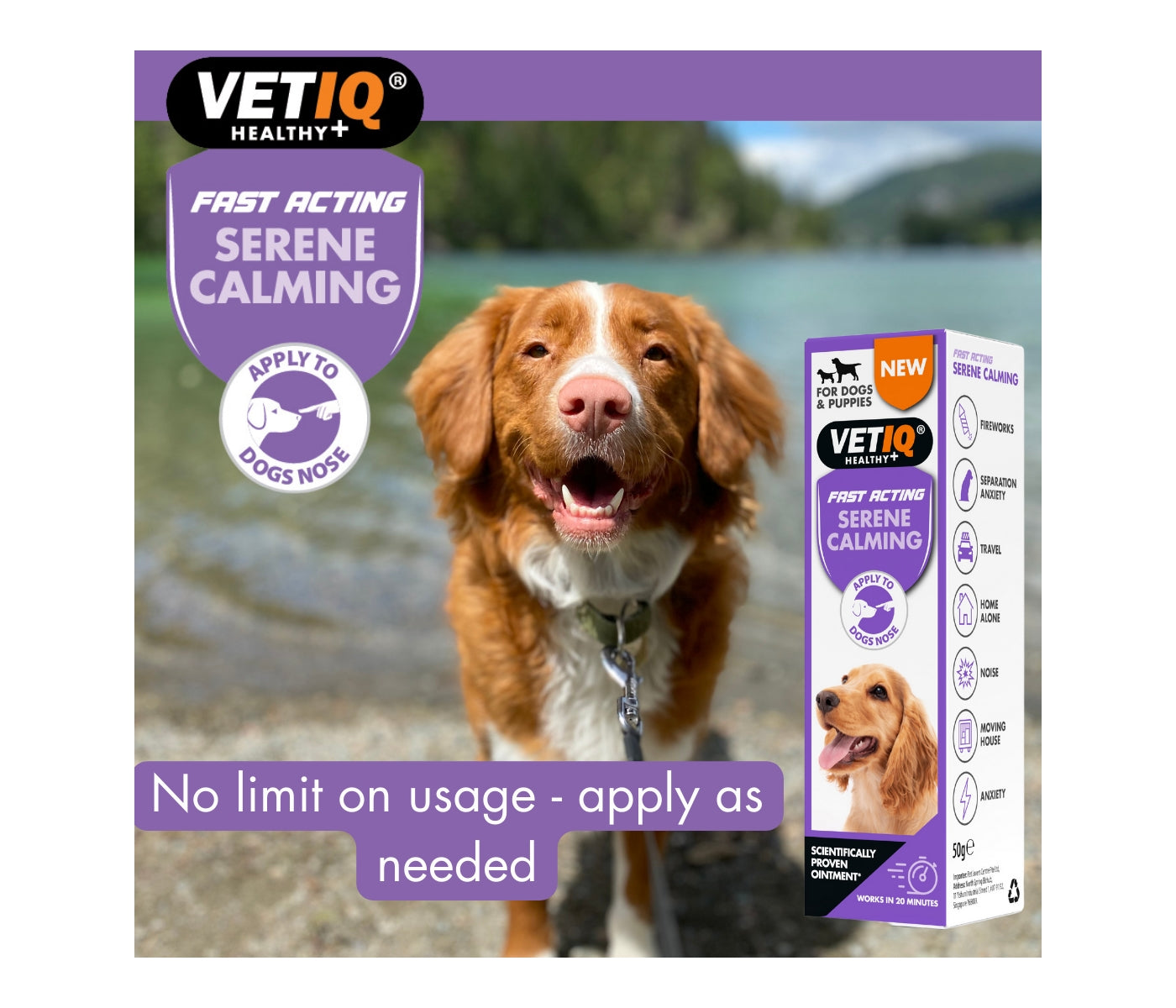 VETIQ - Serene Calming Ointment for Dogs - Buy Online SPR Centre UK