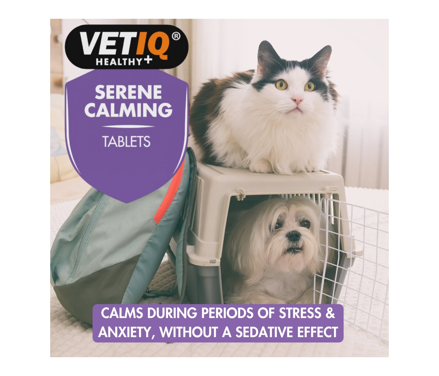 VETIQ - Serene Calming Tablets for Cats & Dogs - 120 tablets - Buy Online SPR Centre UK