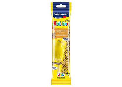 Vitakraft - Canary Kräcker Egg & Grass Seeds Sticks - 2 Pack - Buy Online SPR Centre UK