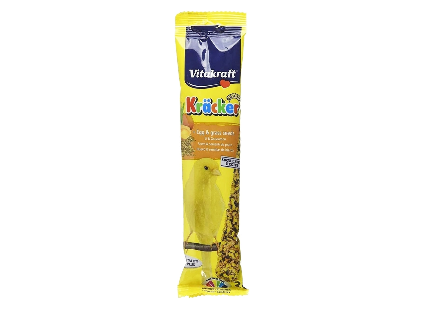 Vitakraft - Canary Kräcker Egg & Grass Seeds Sticks - 2 Pack - Buy Online SPR Centre UK