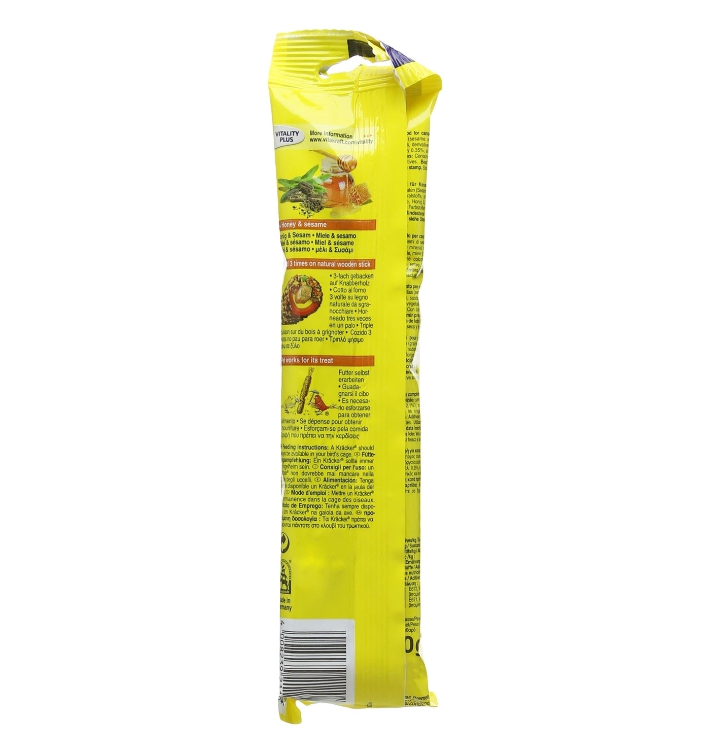 Vitakraft - Canary Kräcker Honey & Sesame Sticks - 2 Pack - Buy Online SPR Centre UK