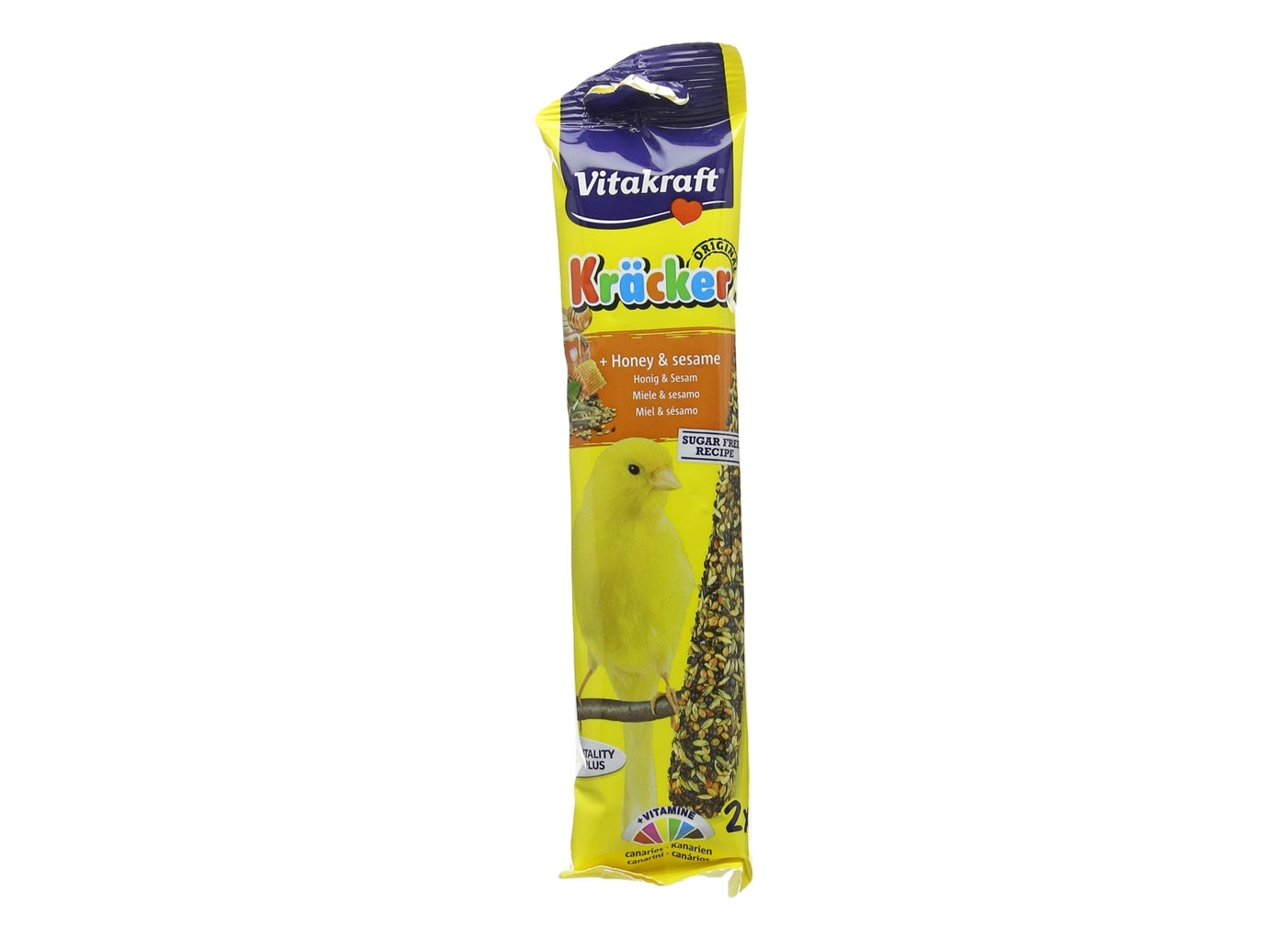 Vitakraft - Canary Kräcker Honey & Sesame Sticks - 2 Pack - Buy Online SPR Centre UK