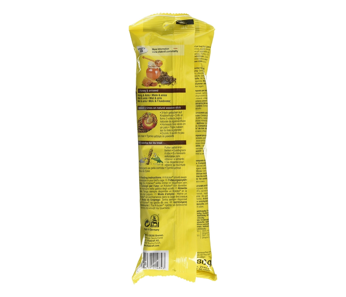 Vitakraft - Parrot Kräcker Honey & Aniseed Sticks - Buy Online SPR Centre UK