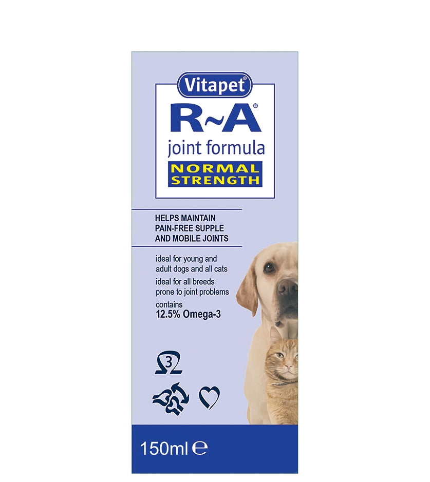 Vitapet R-A Joint Formula for Cats & Dogs (Normal Strength) 150ml - Buy Online SPR Centre UK