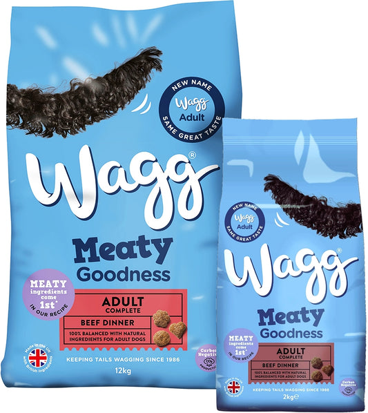 Wagg - Complete Adult Dog Food - Beef Dinner - Buy Online SPR Centre UK