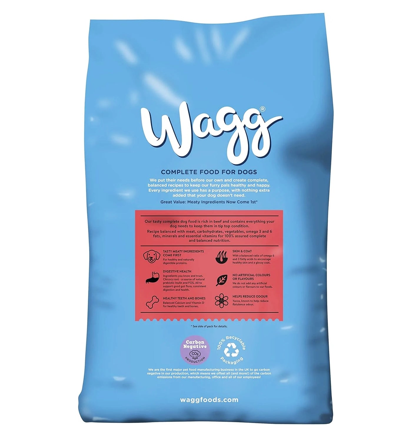 Wagg - Complete Adult Dog Food - Beef Dinner - Buy Online SPR Centre UK