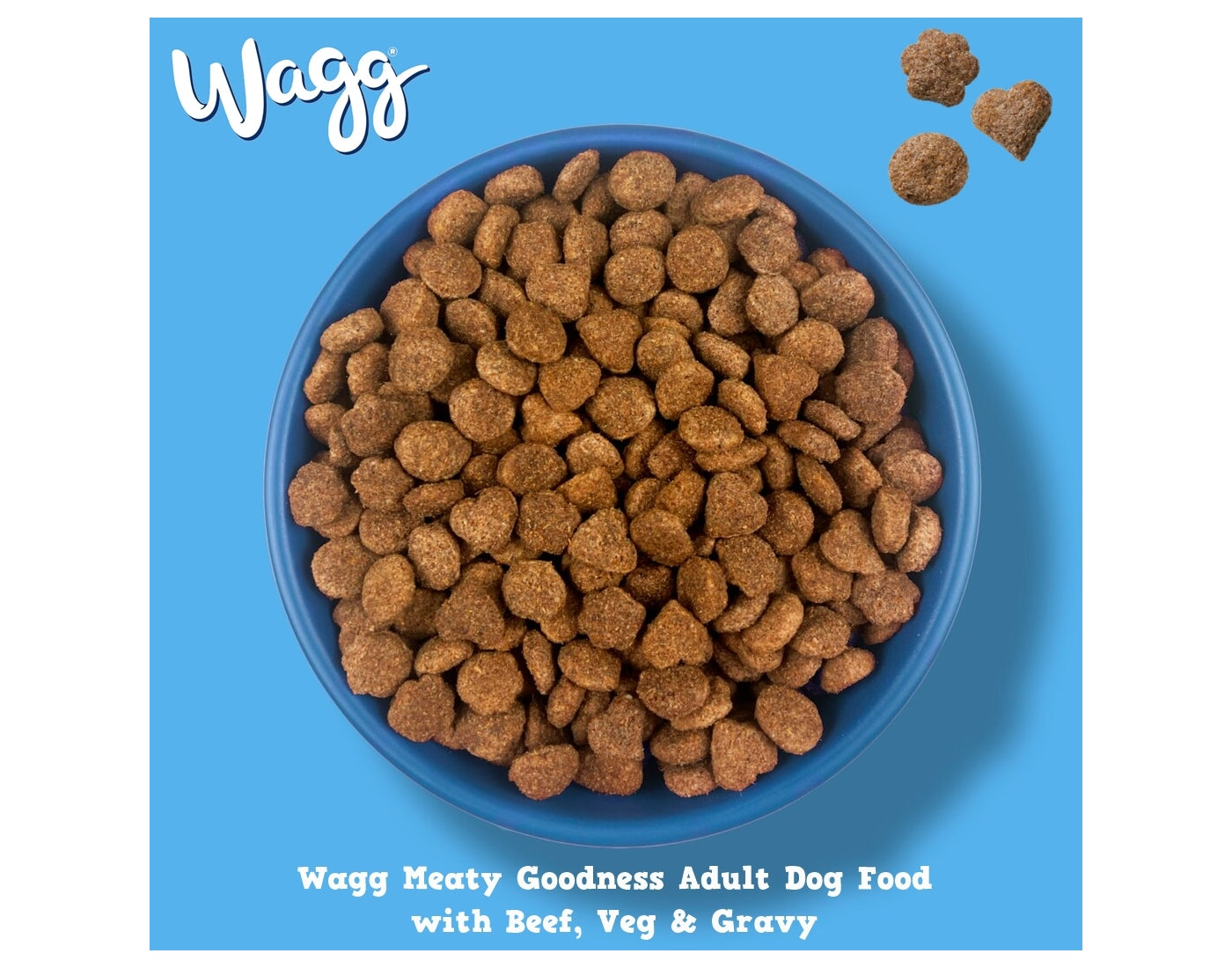 Wagg - Complete Adult Dog Food - Beef Dinner - Buy Online SPR Centre UK