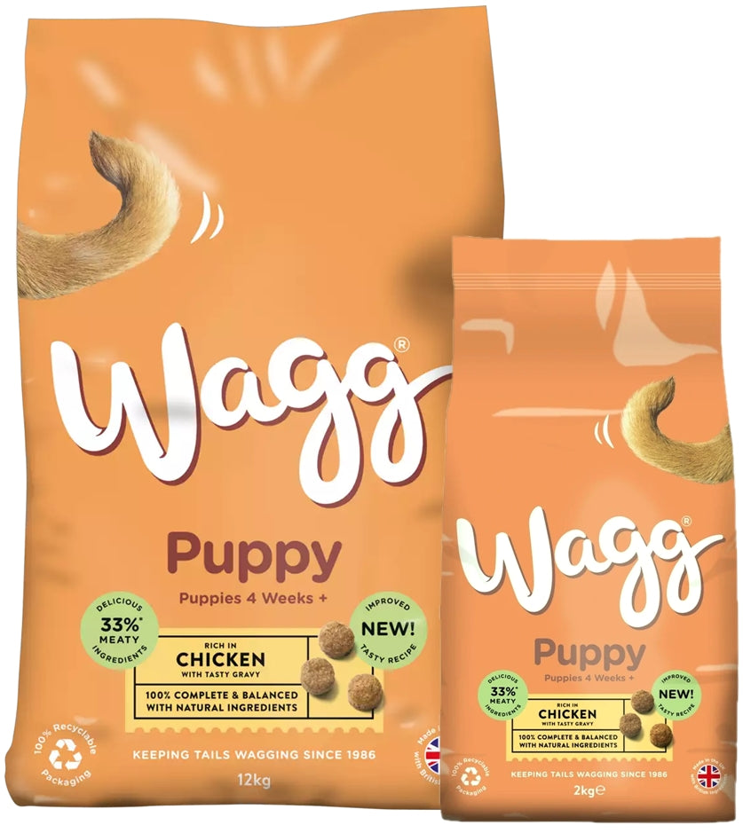 Wagg - Complete Puppy Food with Chicken & Gravy - Buy Online SPR Centre UK
