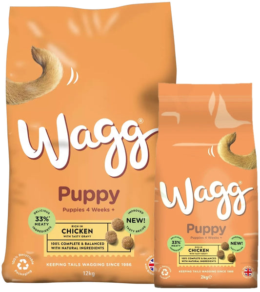 Wagg - Complete Puppy Food with Chicken & Gravy - Buy Online SPR Centre UK