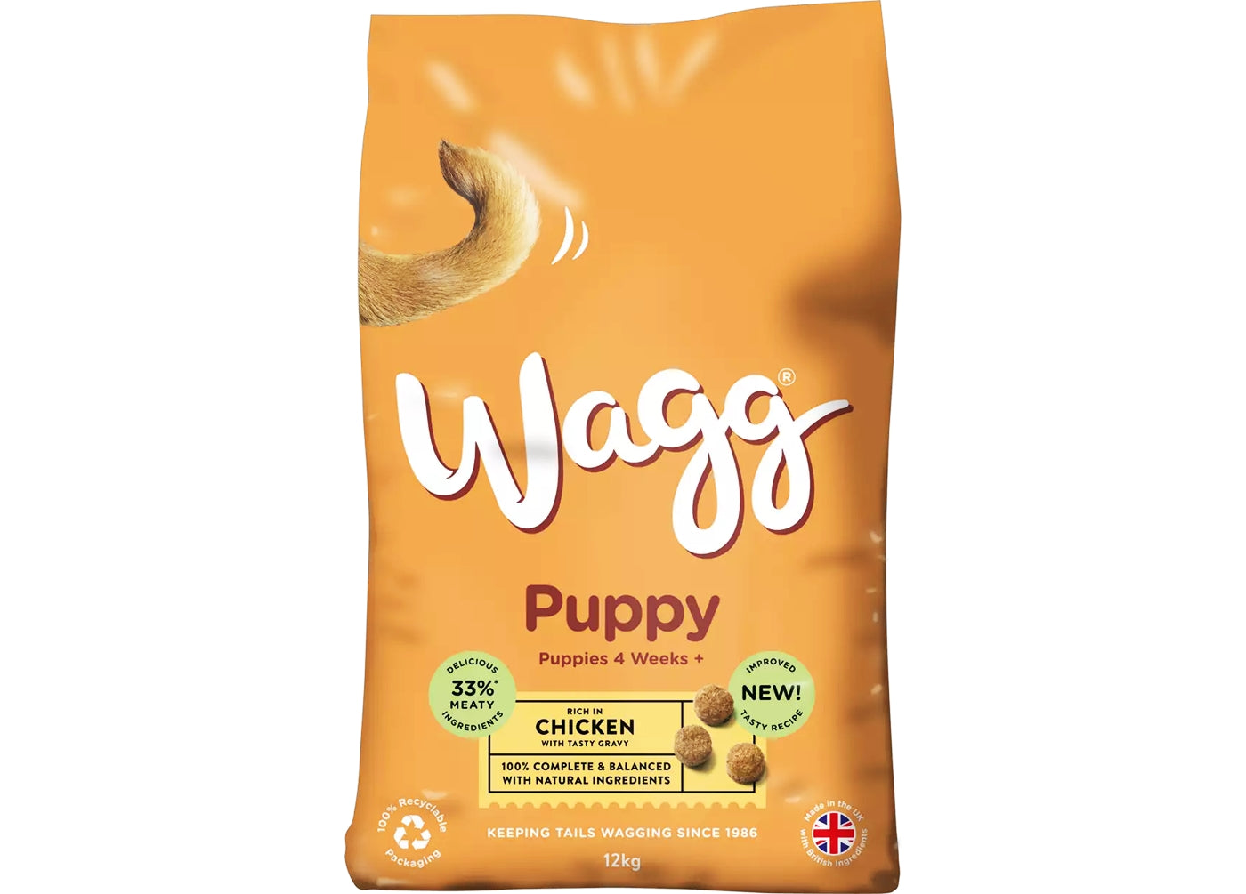 Wagg - Complete Puppy Food with Chicken & Gravy - Buy Online SPR Centre UK
