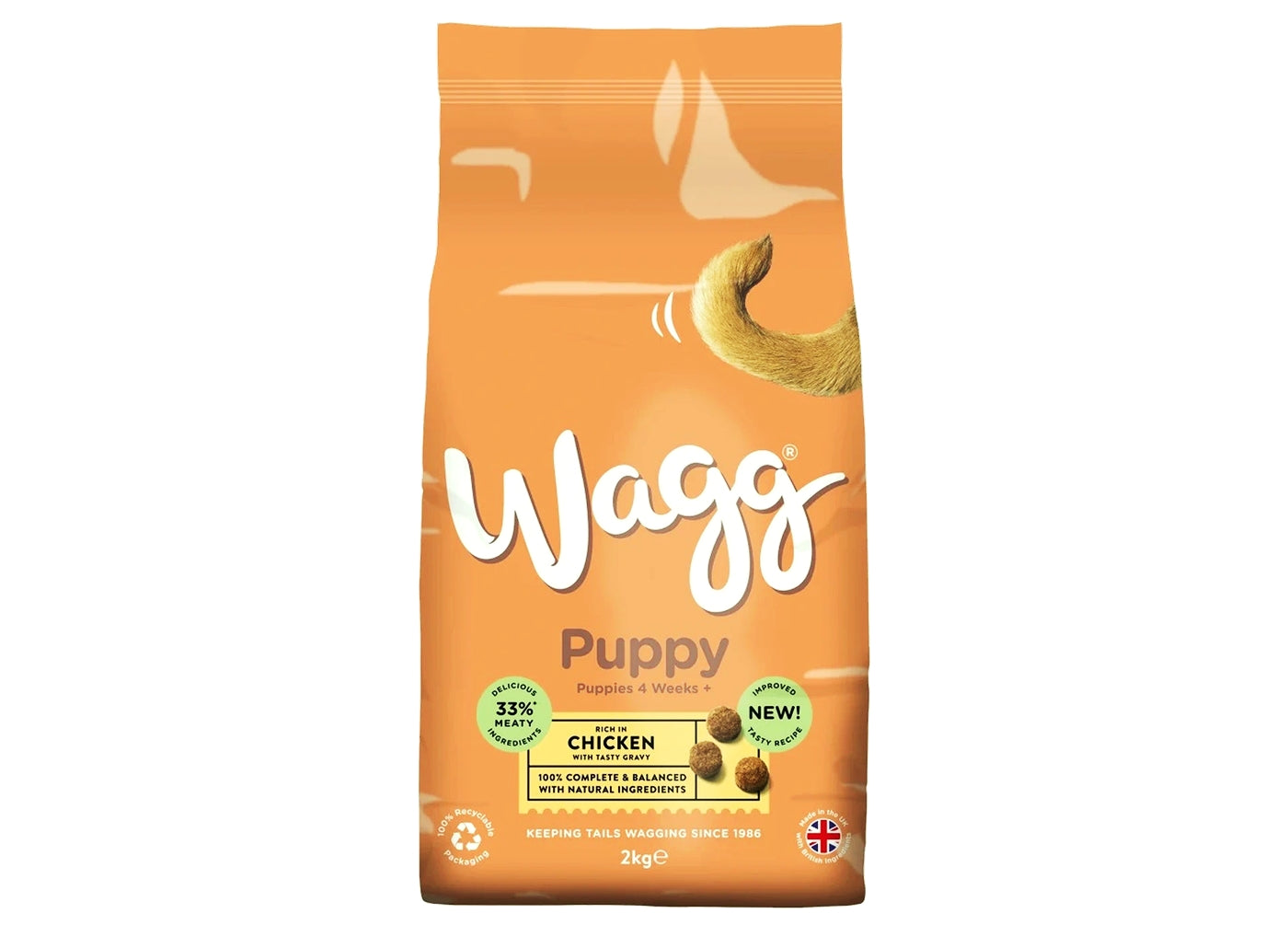 Wagg - Complete Puppy Food with Chicken & Gravy - Buy Online SPR Centre UK
