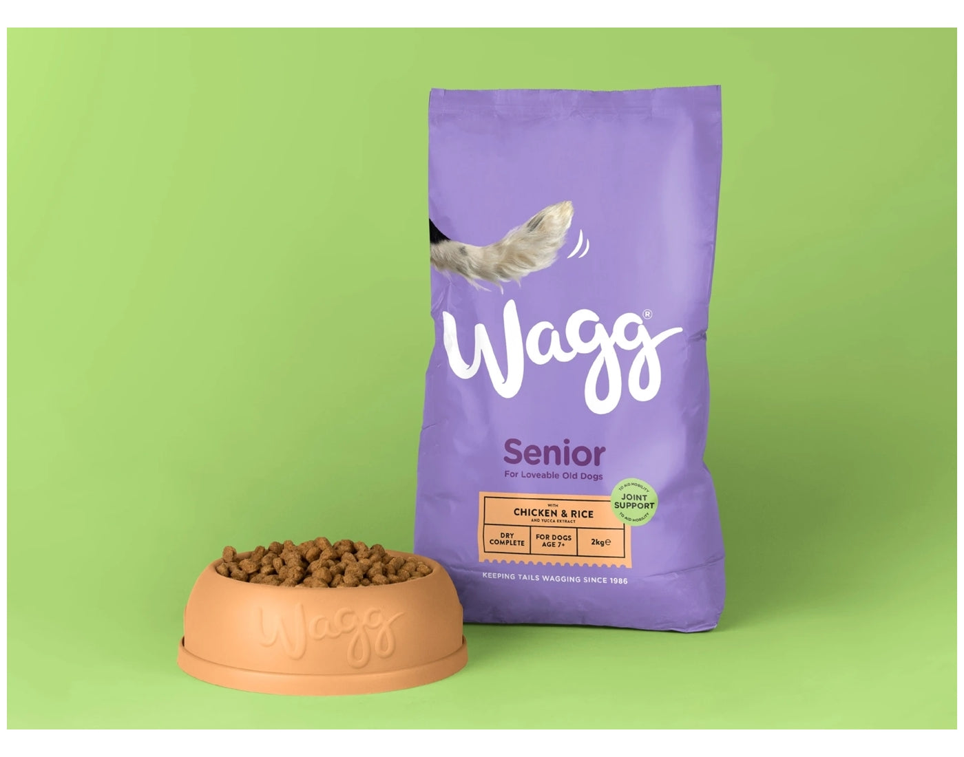 Wagg - Complete Senior Dog Food with Chicken 15kg - Buy Online SPR Centre UK