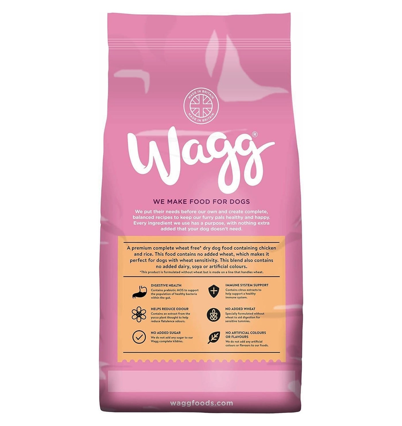 Wagg - Complete Wheat Free Dog Food with Chicken & Rice 2kg - Buy Online SPR Centre UK