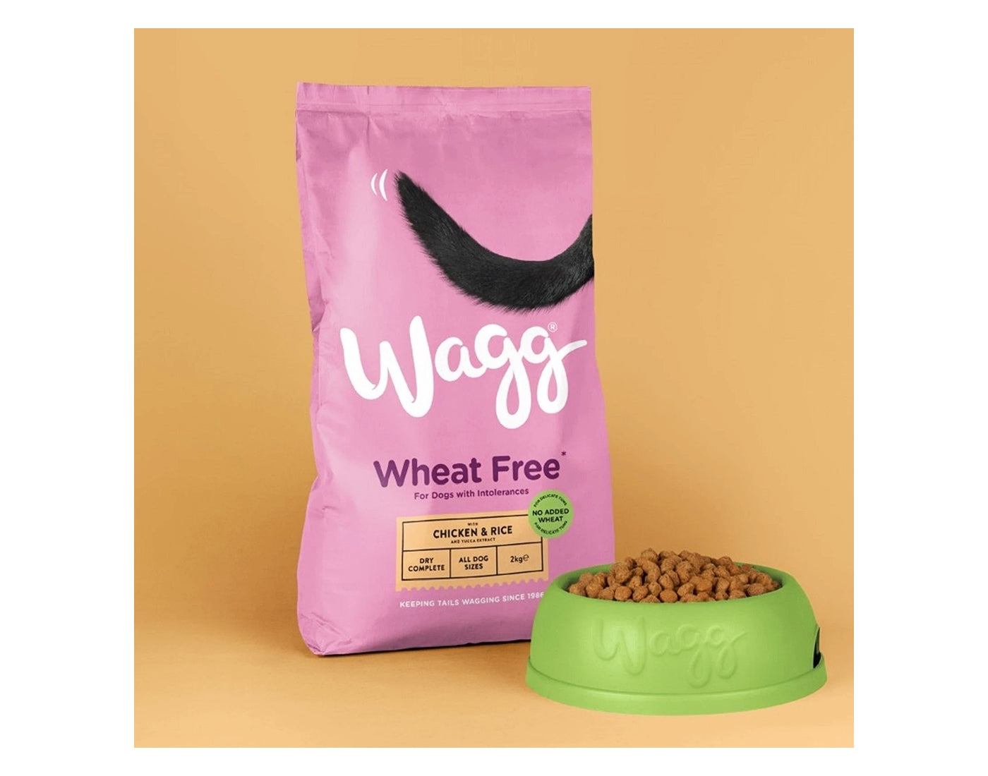 Wagg - Complete Wheat Free Dog Food with Chicken & Rice 2kg - Buy Online SPR Centre UK