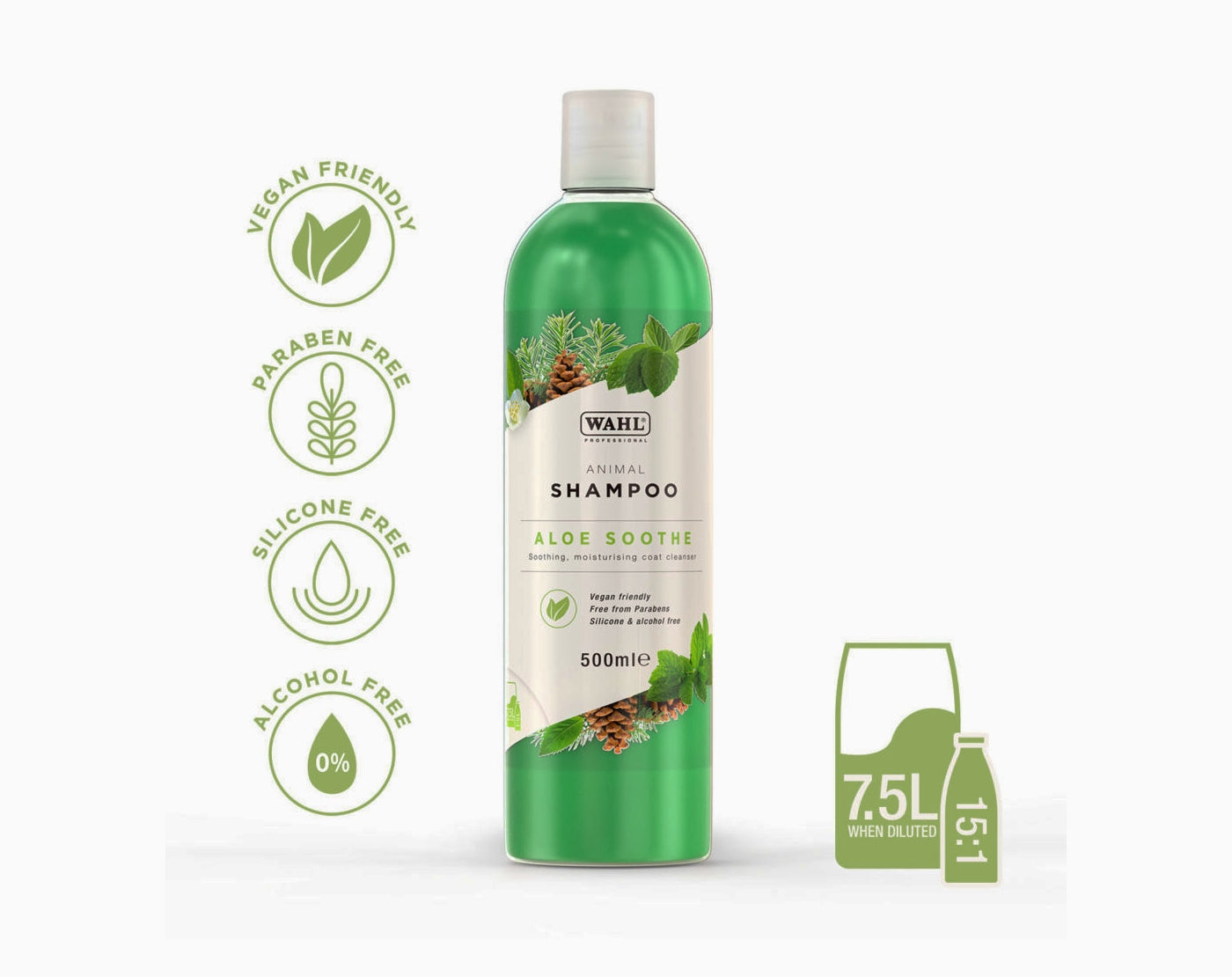 Wahl - Aloe Soothe Animal Shampoo 500ml | Buy Online SPR Centre UK