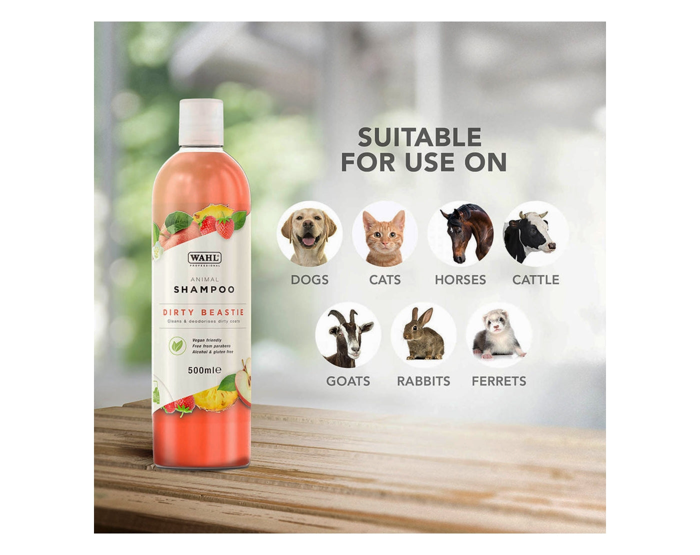 Wahl - Dirty Beastie Animal Shampoo 500ml - Buy Online SPR Centre UK