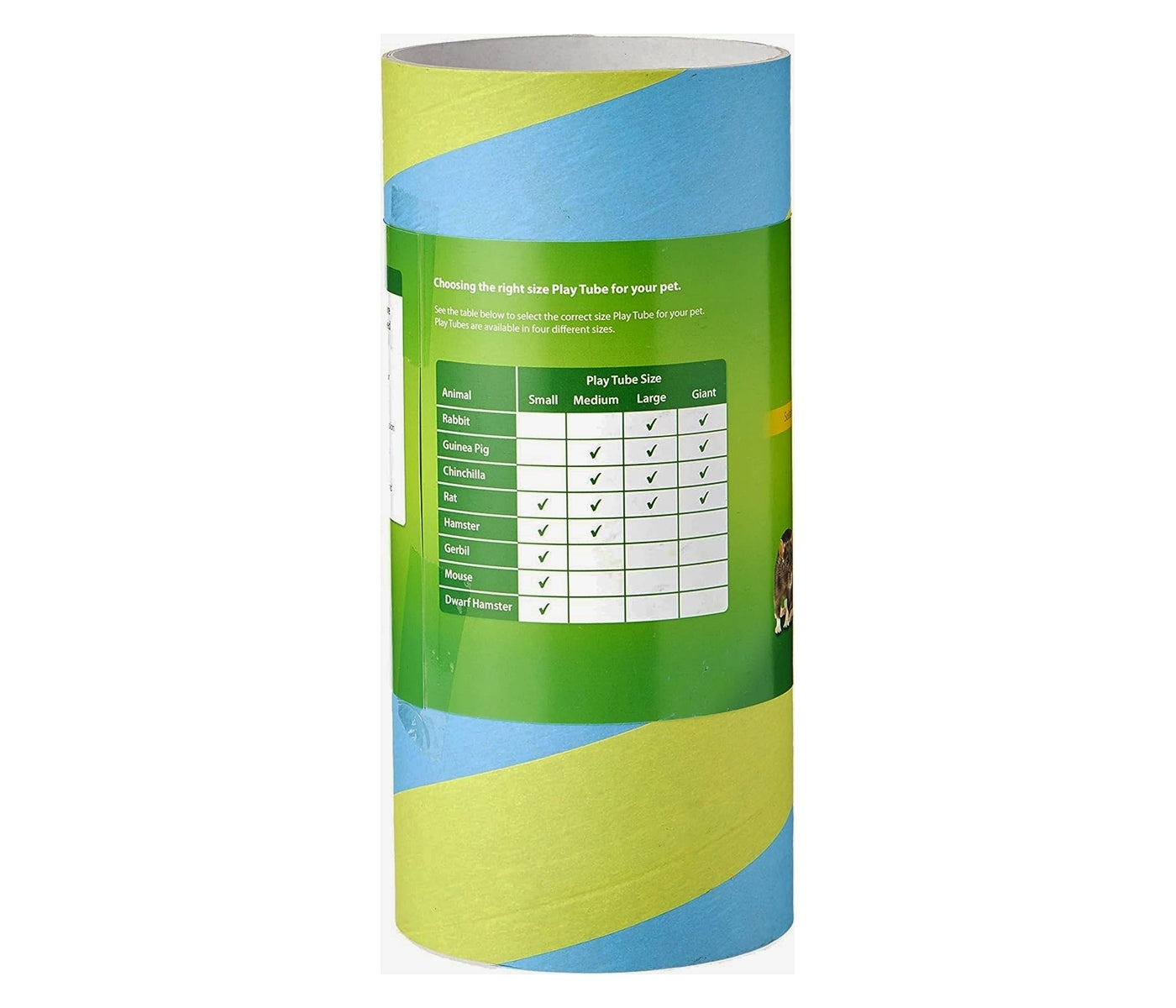 Walter Harrison's - Small Animal Play Tube (Medium) - Buy Online SPR Centre UK
