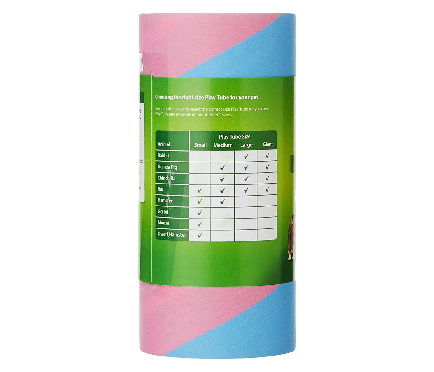 Walter Harrison's - Small Animal Play Tube (Small) - Buy Online SPR Centre UK