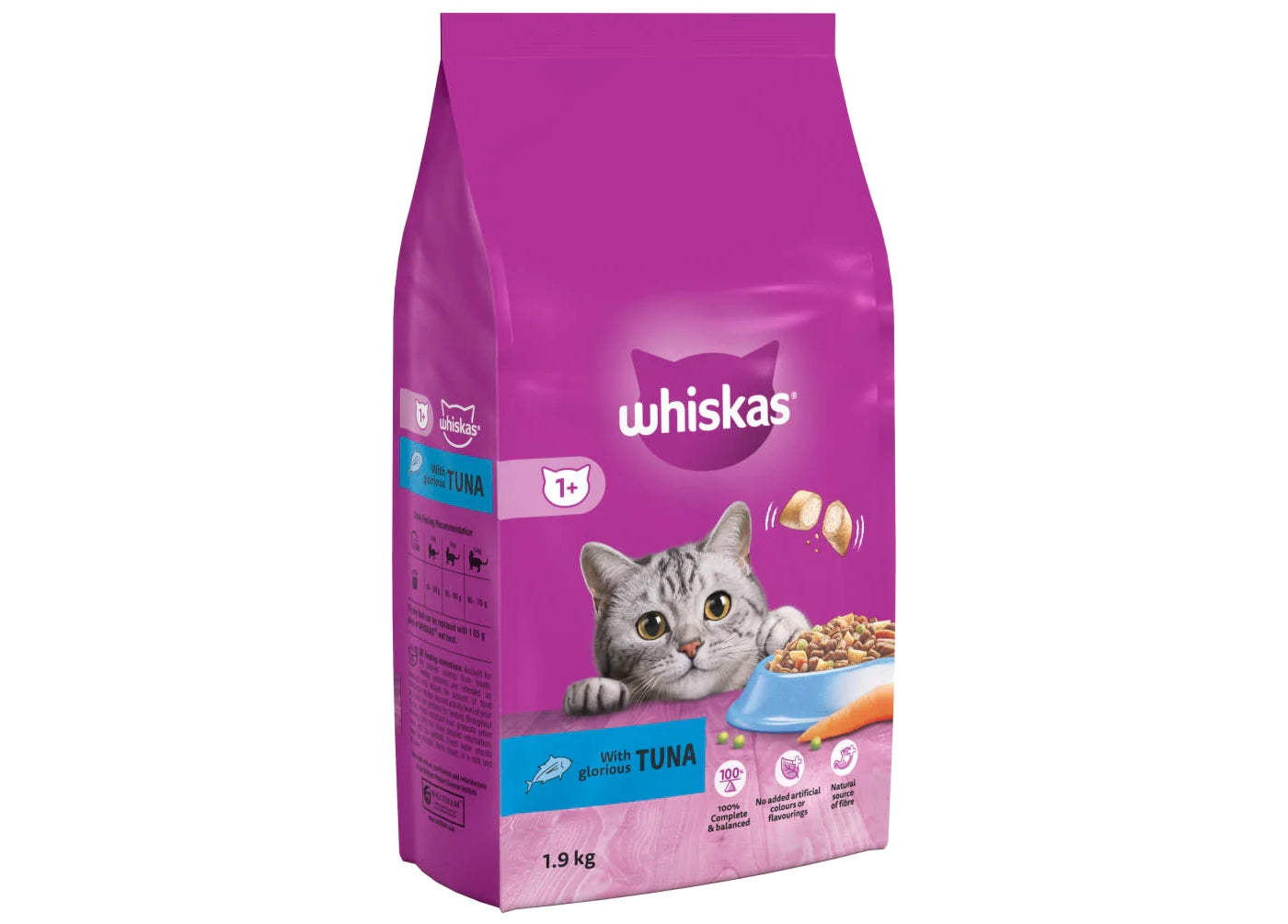 Whiskas - Adult Dry Cat Food with Tuna 1.9kg - Buy Online SPR Centre UK
