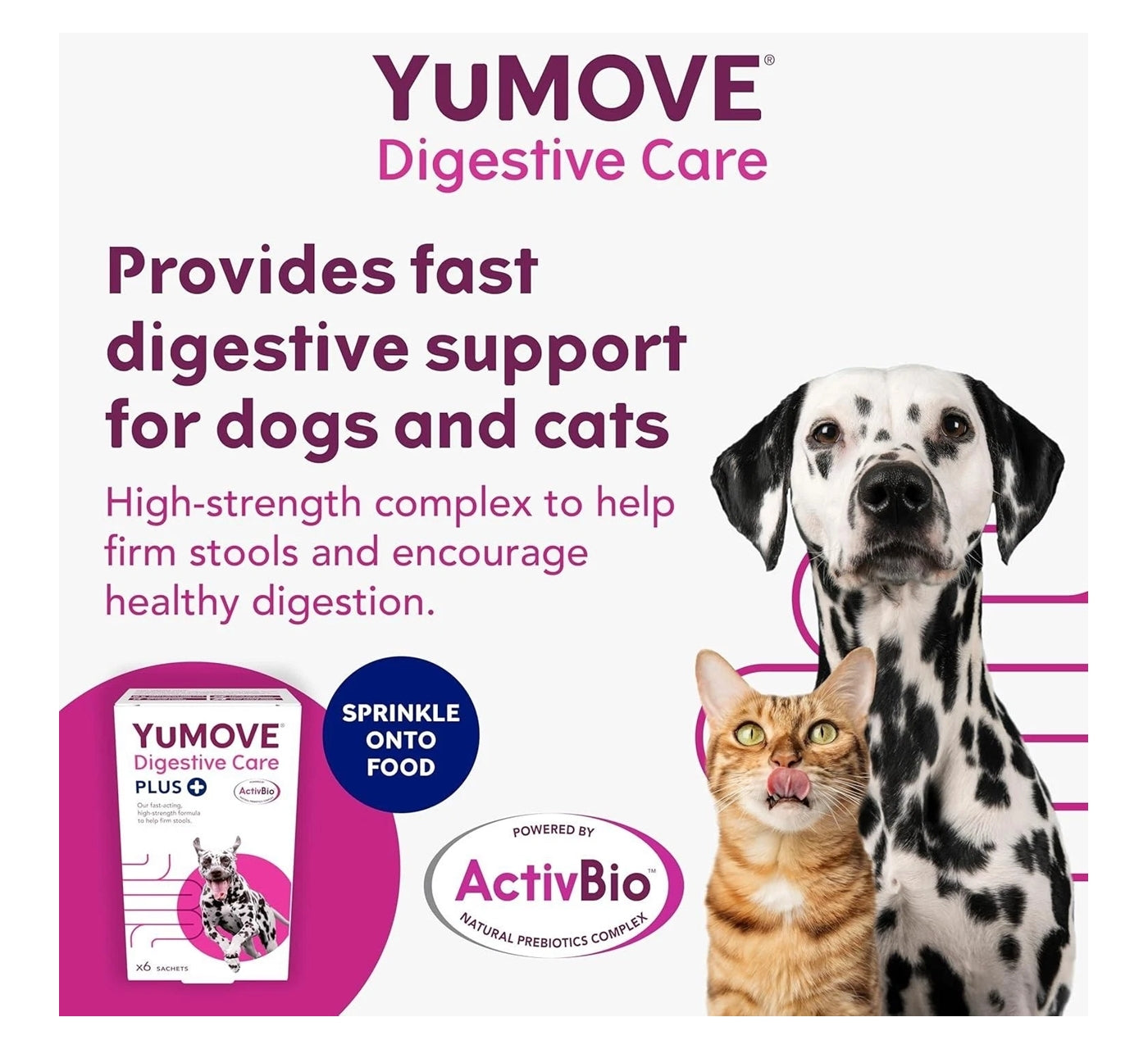 YuMOVE - Digestive Care PLUS for Dogs & Cats - 6 Sachets - Buy Online SPR Centre UK