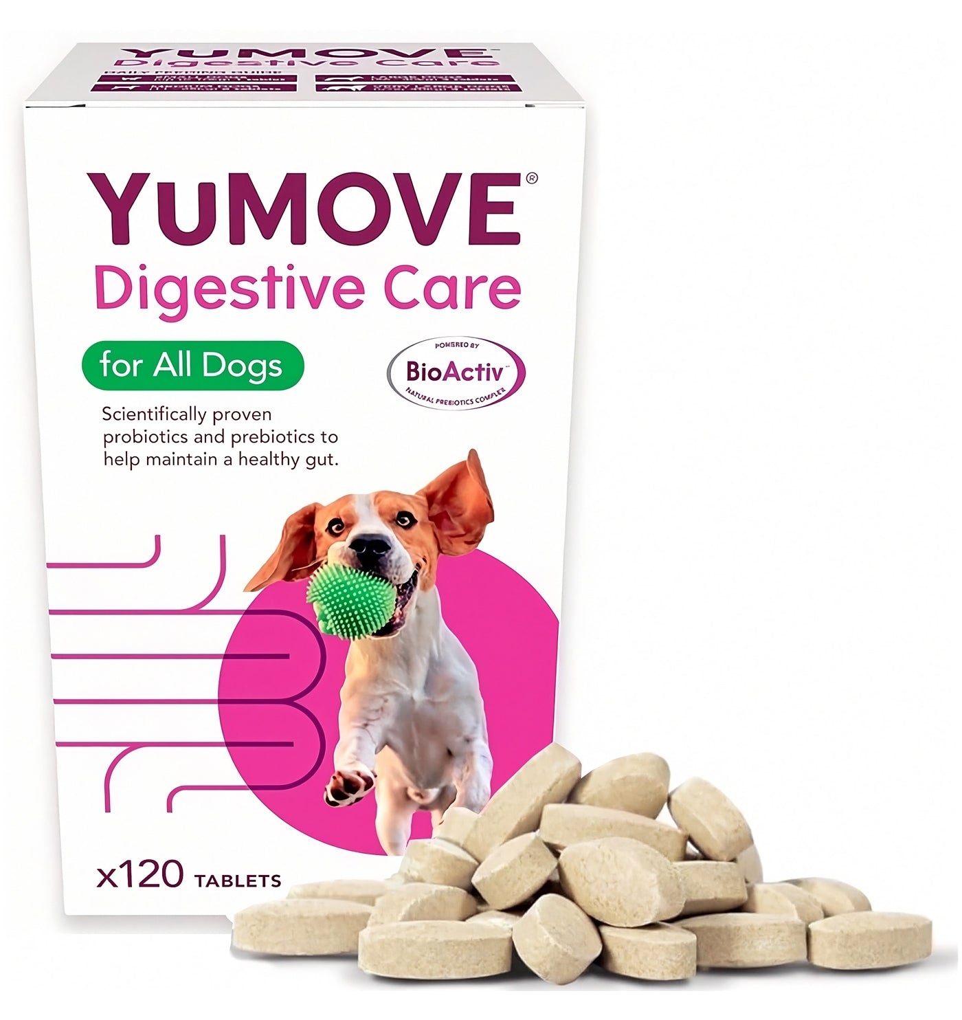 YuMOVE - Digestive Care for All Dogs 120 Tablets - Buy Online SPR Centre UK