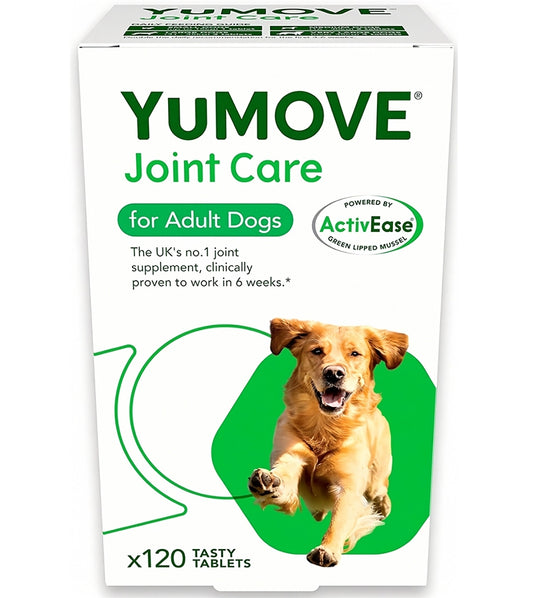 YuMOVE - Joint Care for Adult Dogs 120 Tablets - Buy Online SPR Centre UK