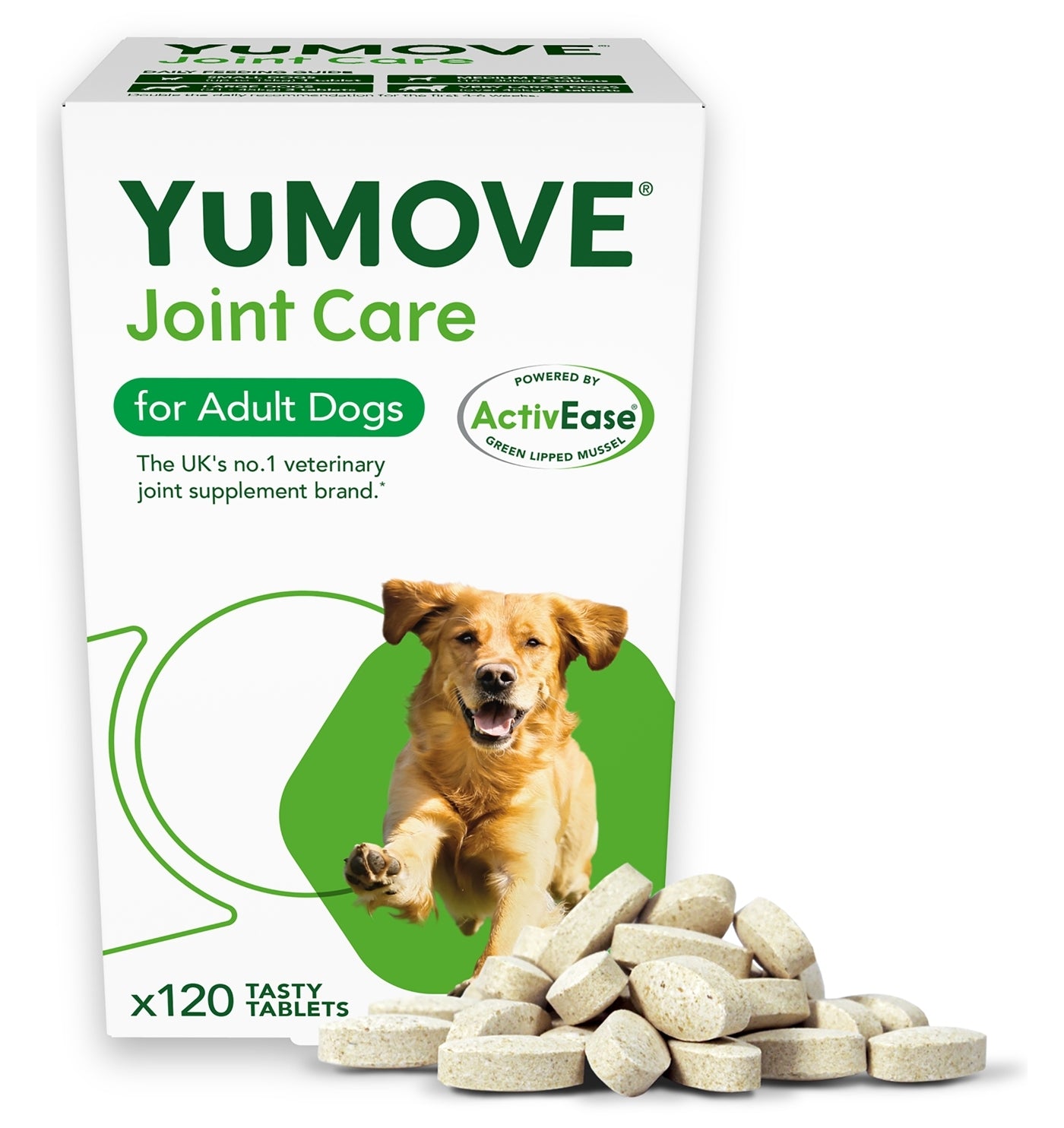 YuMOVE - Joint Care for Adult Dogs 120 Tablets - Buy Online SPR Centre UK