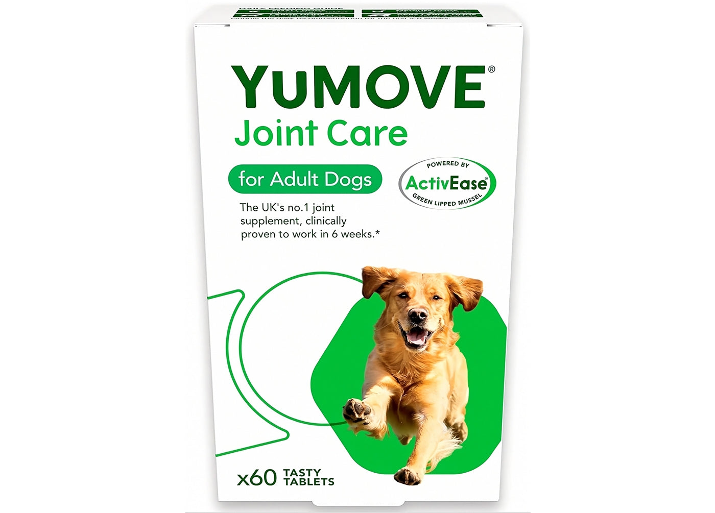 YuMOVE - Joint Care for Adult Dogs 60 Tablets - Buy Online SPR Centre UK