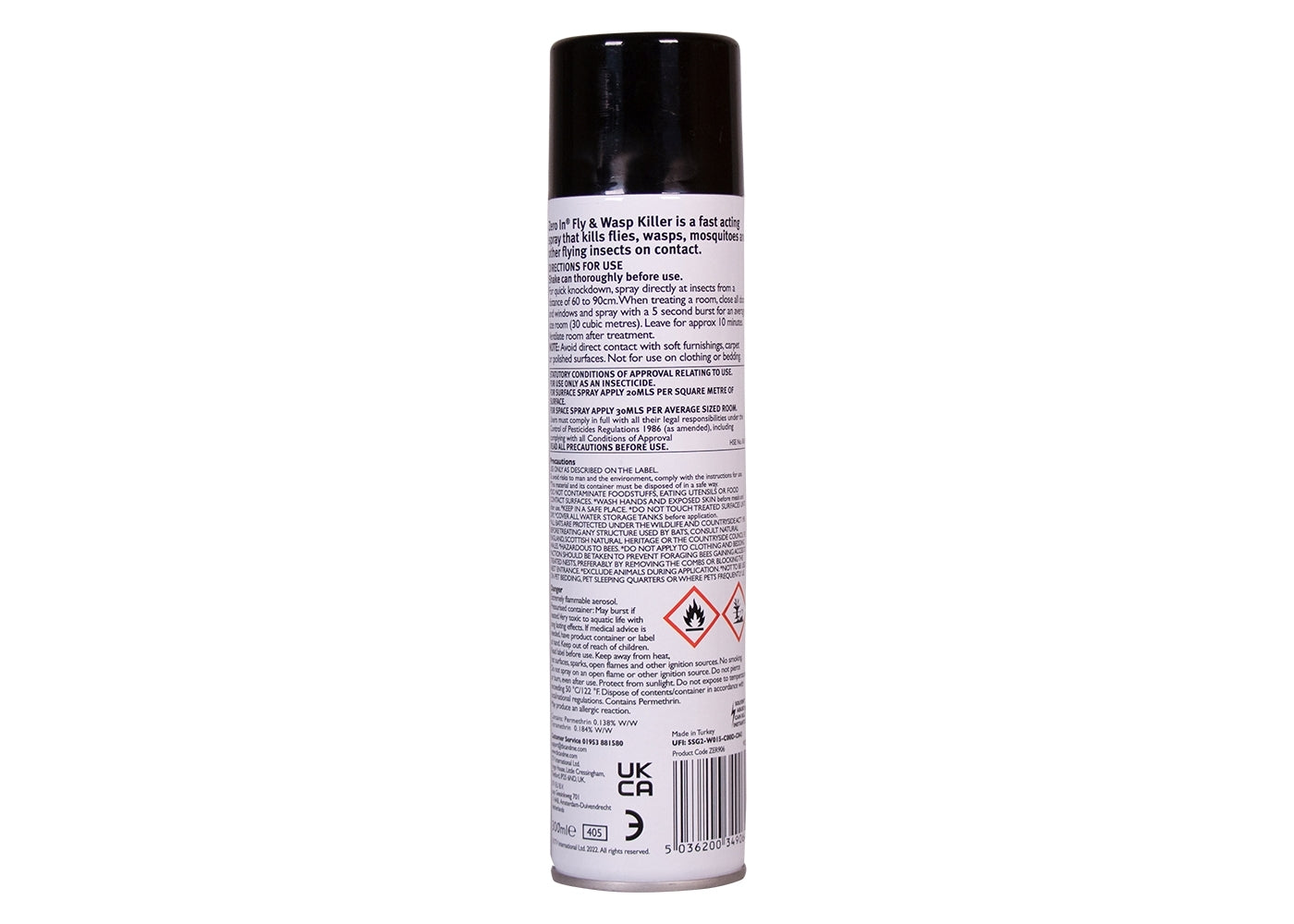 Zero In - Fly & Wasp Killer Spray (Indoor Use) - Buy Online SPR Centre UK