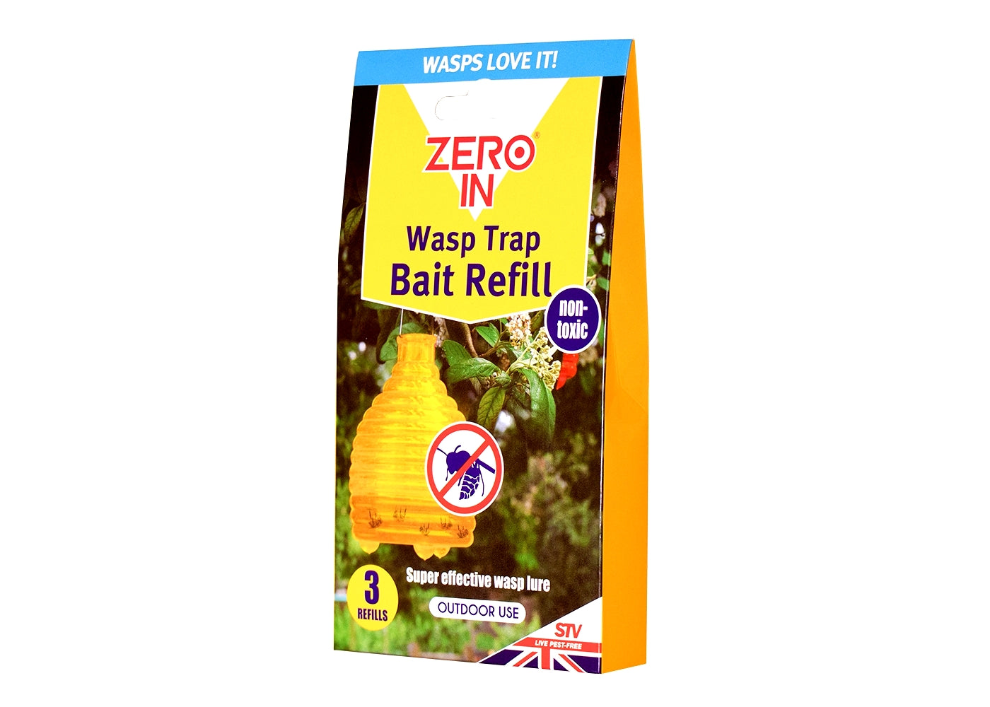 Zero In - Wasp Trap Bait Refill Sachets (3 Pack) - Buy Online SPR Centre UK