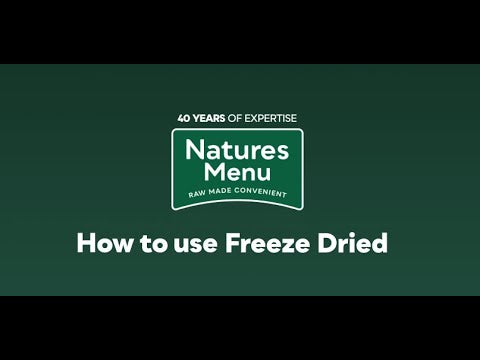 Natures Menu - 80% Beef, Freeze Dried Nuggets | Dog Food - Buy Online SPR Centre UK