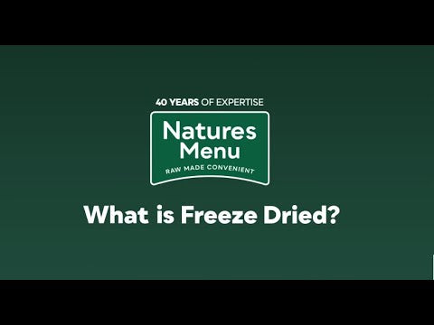 Natures Menu Raw Boost with Pork & Lamb | Freeze Dried Dog Food - Buy Online SPR Centre UK