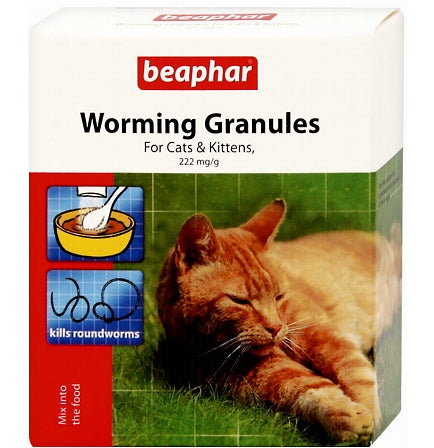 Beaphar - Worming Granules for Cats and Kittens (4 x Sachets)
