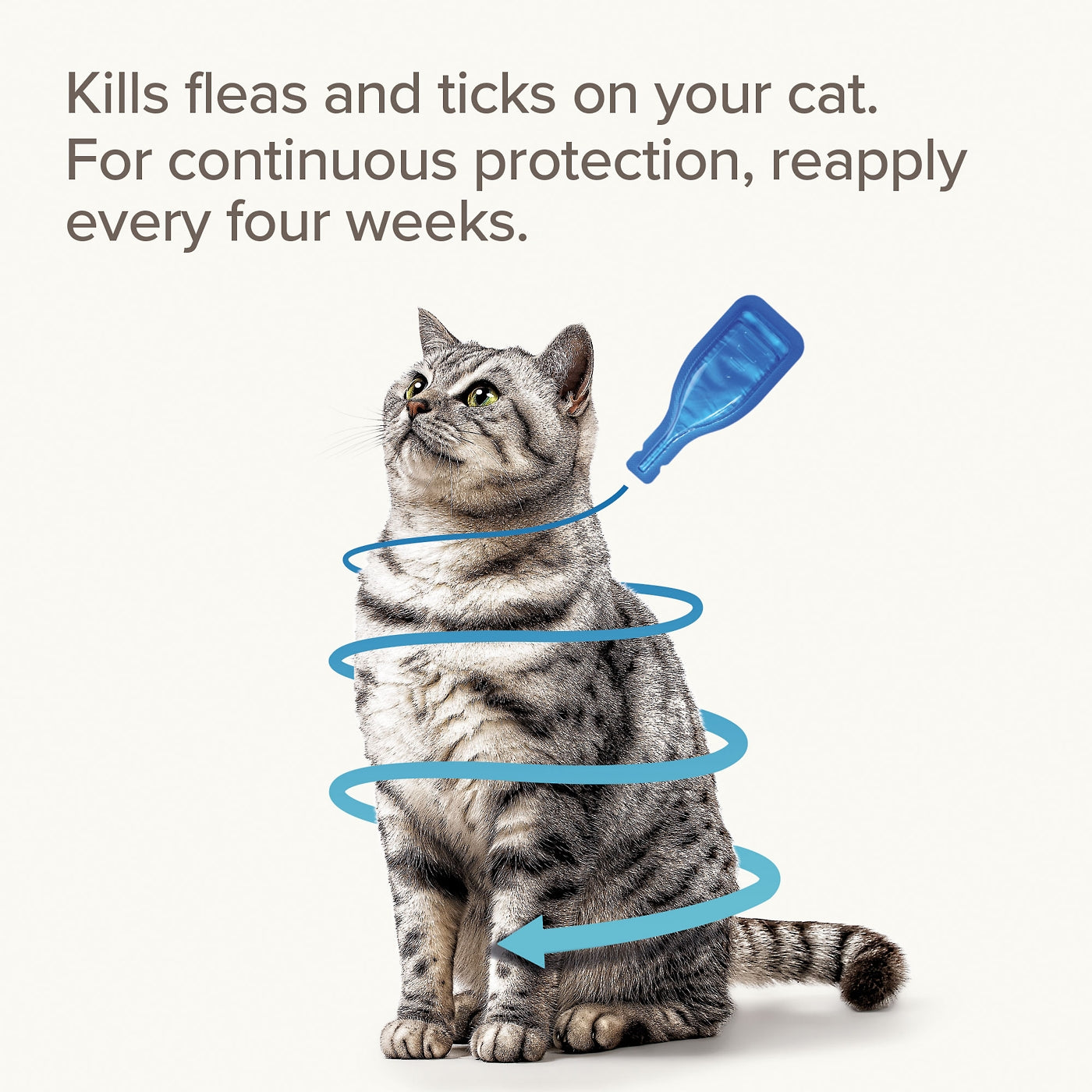 Beaphar - FIPROtec® Flea & Tick Spot-On for Cats - 4 Pipettes