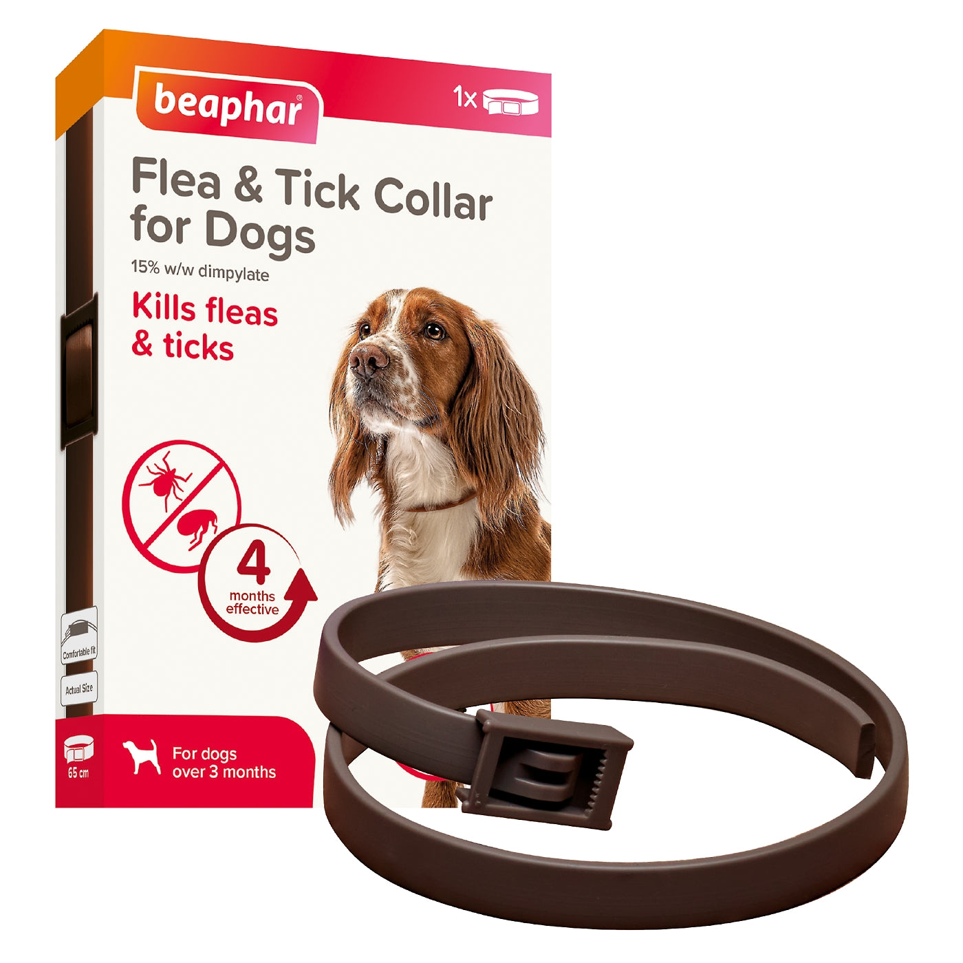 Beaphar - Flea and Tick Collar For Dogs