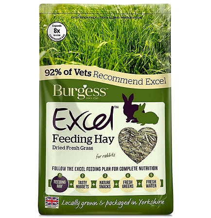 Burgess Excel - Feeding Hay Dried Fresh Grass - 1kg