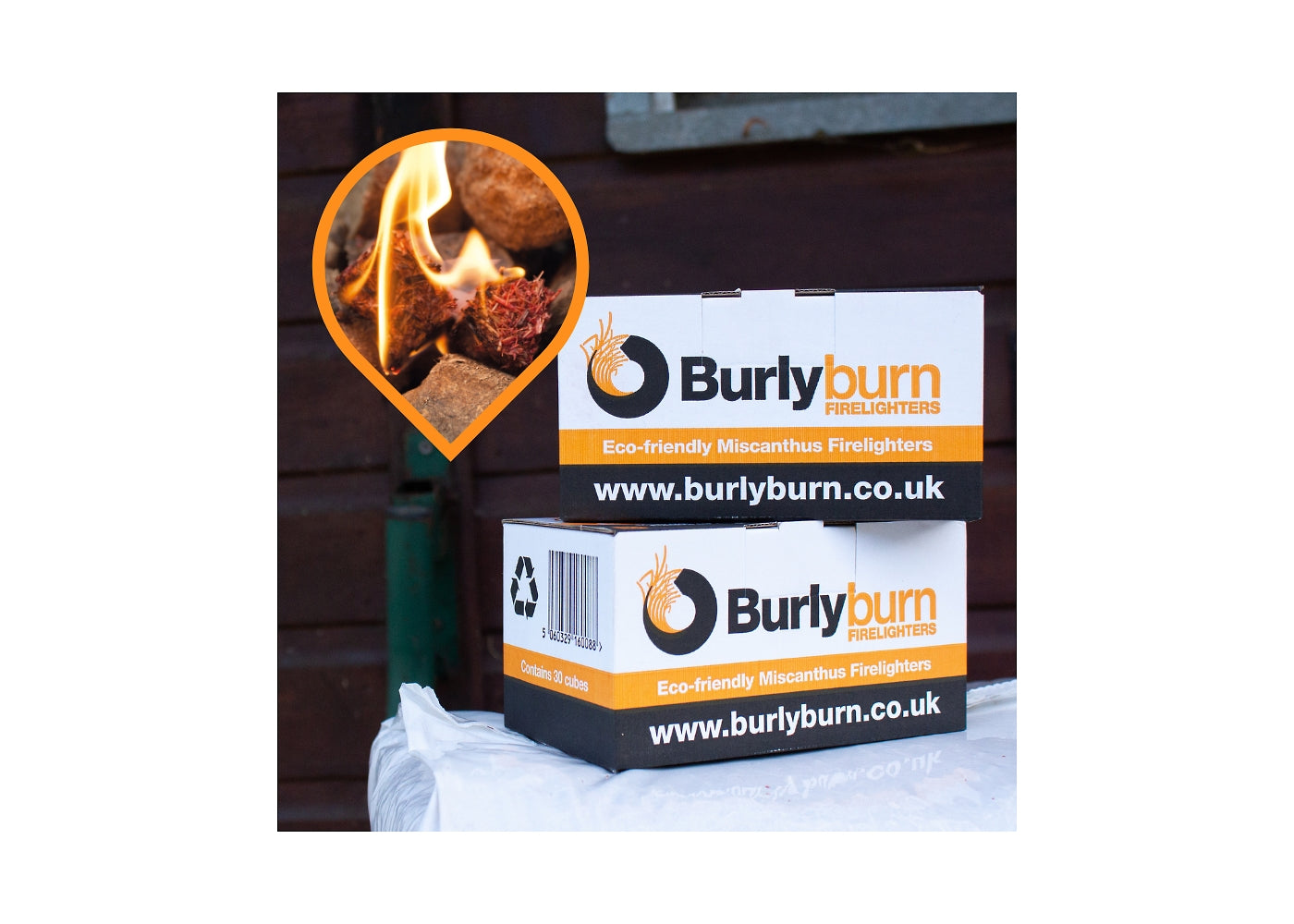 Burlyburn - Firelighters (Box of 30)