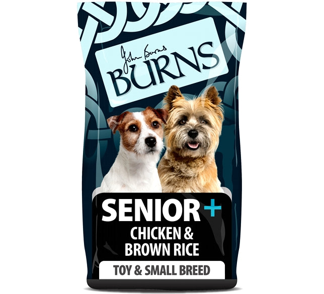 Burns Senior Toy Small Breed Dog Food Chicken Brown Rice 2kg