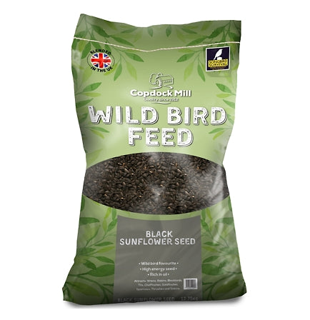 Copdock Mill - Black Sunflower Seeds 7.5kg - Buy Online SPR Centre UK