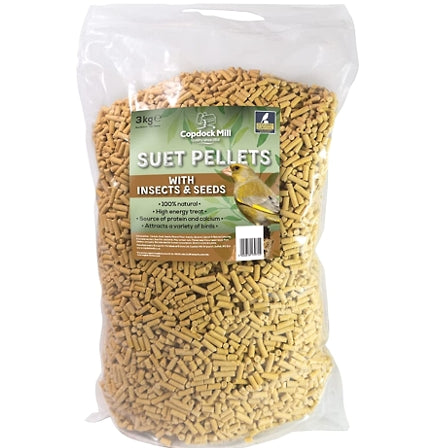 Copdock Mill - Suet Pellets with Insects & Seeds- 3kg