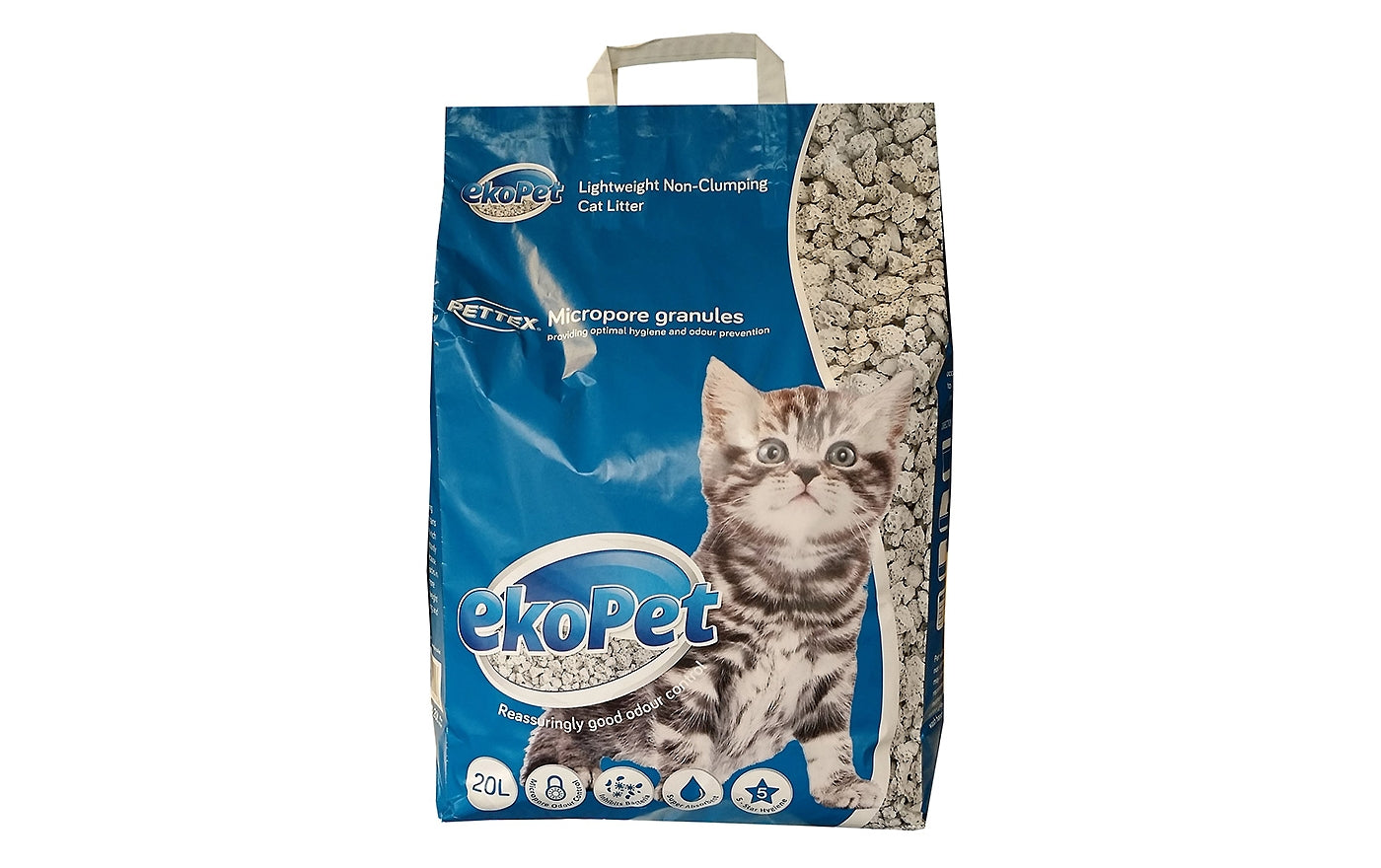 Pettex - EkoPet Micropore Granule Cat Litter - 20 litres