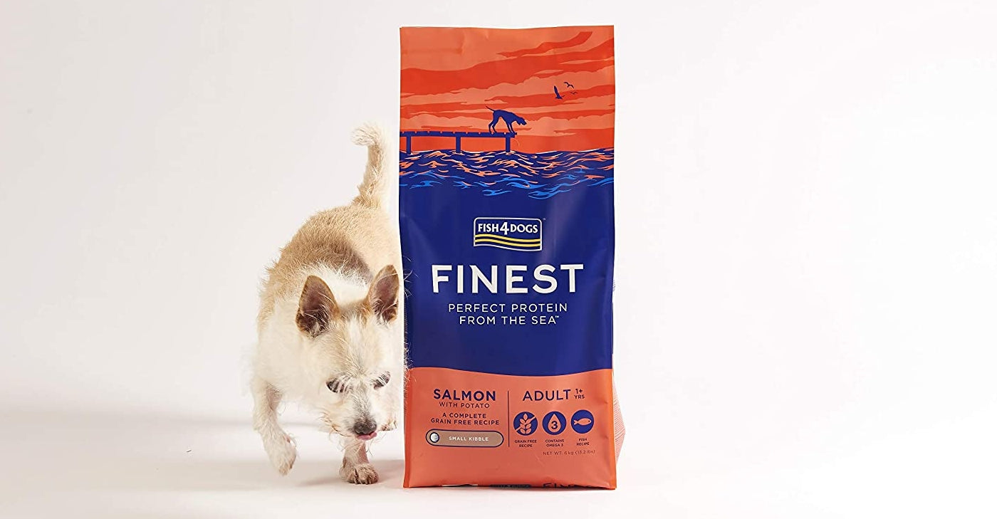 Cat food store with large kibble