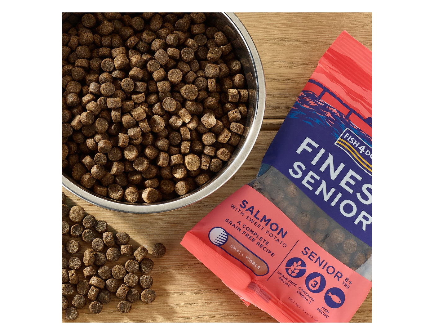 Fish kibble for dogs discount