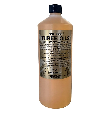 Gold Label - Three Oils Supplement - 1 Litre