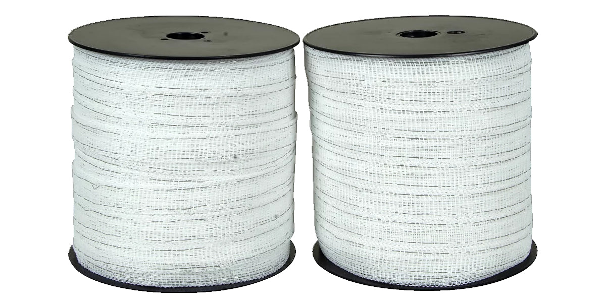 Horizont - Farmer T20-W - Pasture Electric Fence Tape (White) - 20mm x 200m (Double Pack)