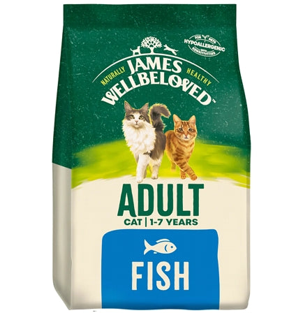 James Wellbeloved - Adult Fish & Rice Dry Cat Food - Buy Online SPR Centre UK